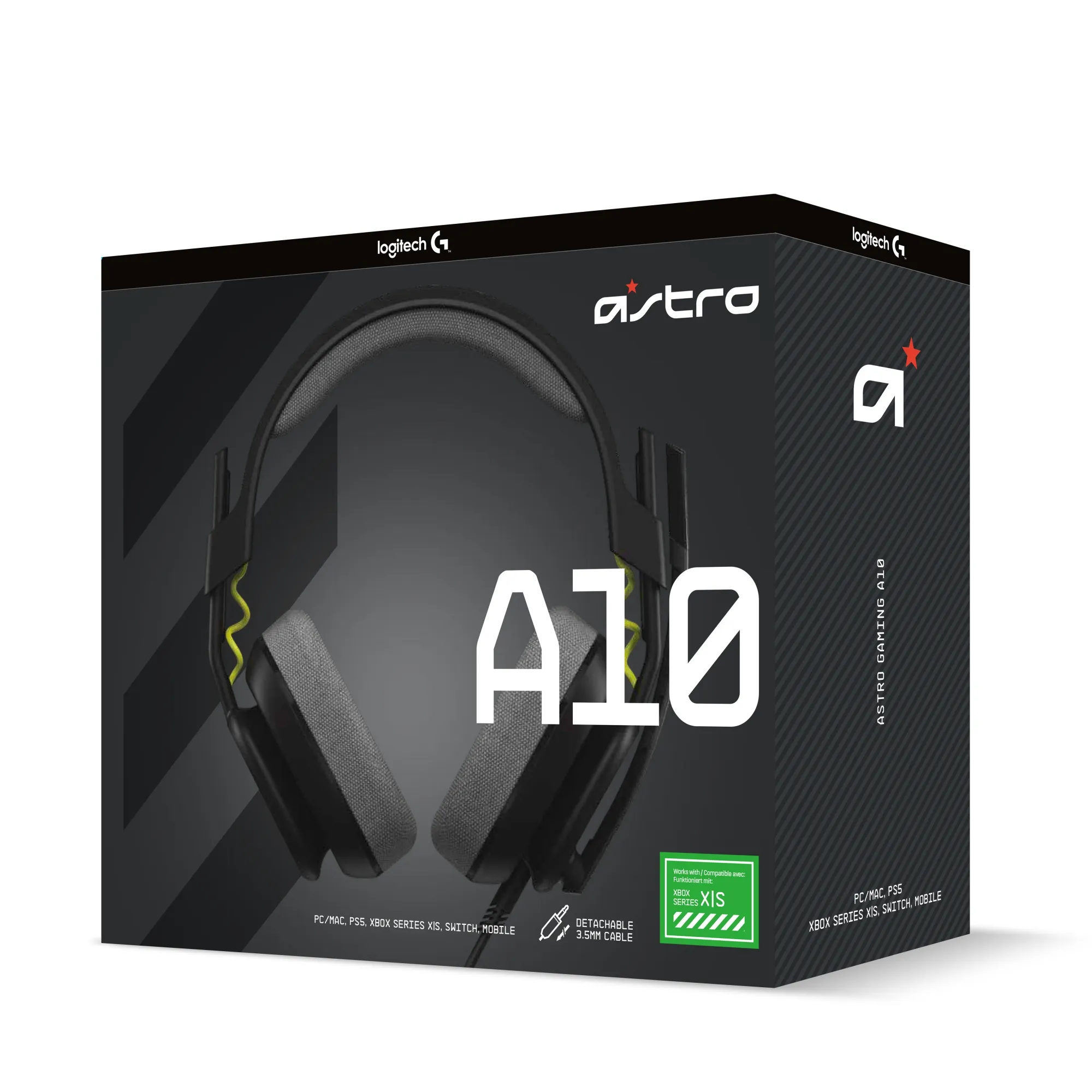 Astro A10 -pelikuulokemikrofoni, musta