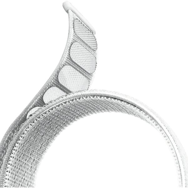 Puro Apple Watch -ranneke, 42-44 mm, S/M &amp; M/L, nylon, valkoinen