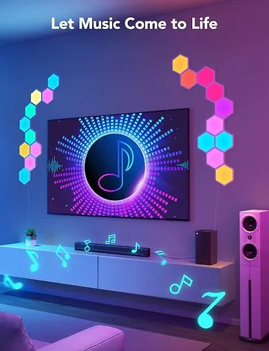 Govee Glide Hexa Light Panels, 5 pcs
