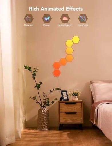 Govee Glide Hexa Light Panels, 5 pcs