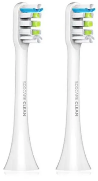 Soocas BH01 - brush head, White, 2pcs