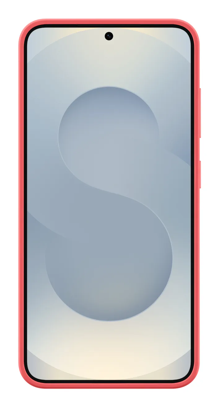(Fyndhörnan) Samsung Galaxy S25 Silikonfodral - skyddsfodral, Röd