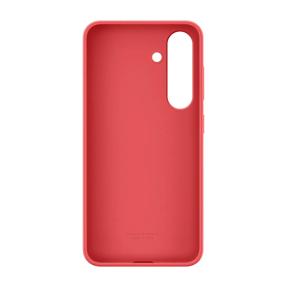 (Fyndhörnan) Samsung Galaxy S25 Silikonfodral - skyddsfodral, Röd