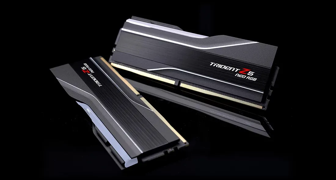 G.Skill 128GB (2 x 64 GB) DDR5 6000MHz CL32 1.40V Trident Z5 NEO RGB Black
