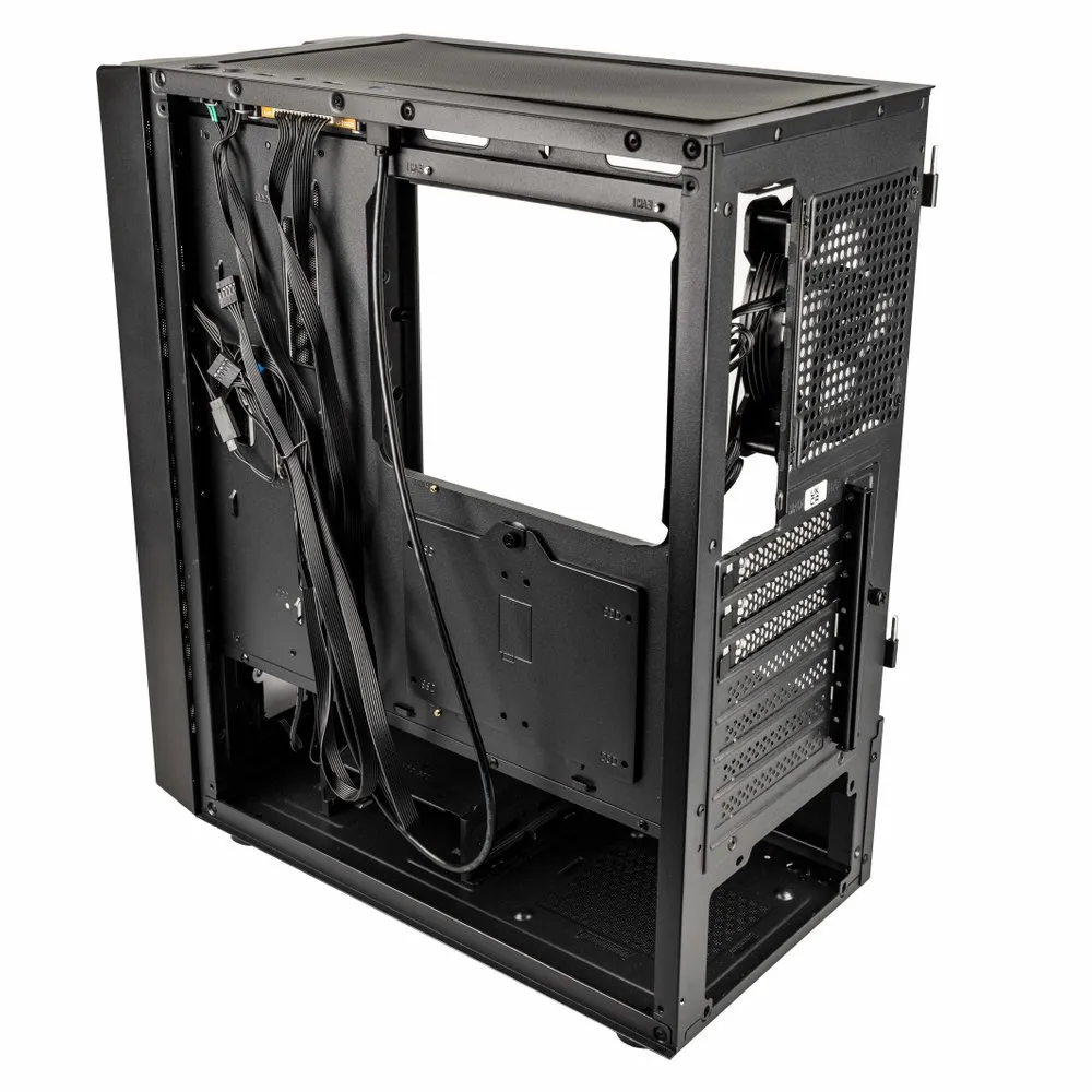 Kolink Inspire K12 ARGB - Mid Tower case, Black, Transparent