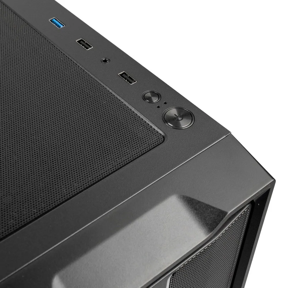 Kolink Inspire K12 ARGB - Mid Tower case, Black, Transparent