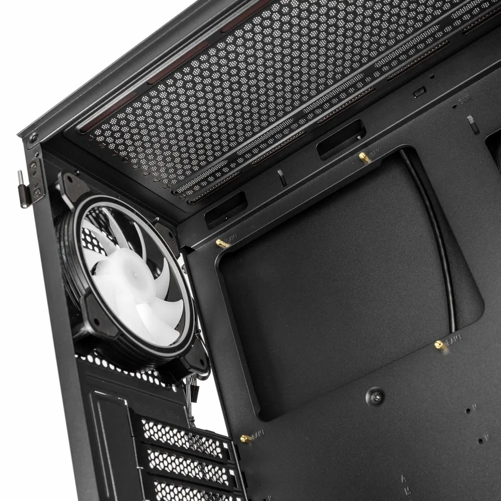 Kolink Inspire K12 ARGB - Mid Tower case, Black, Transparent