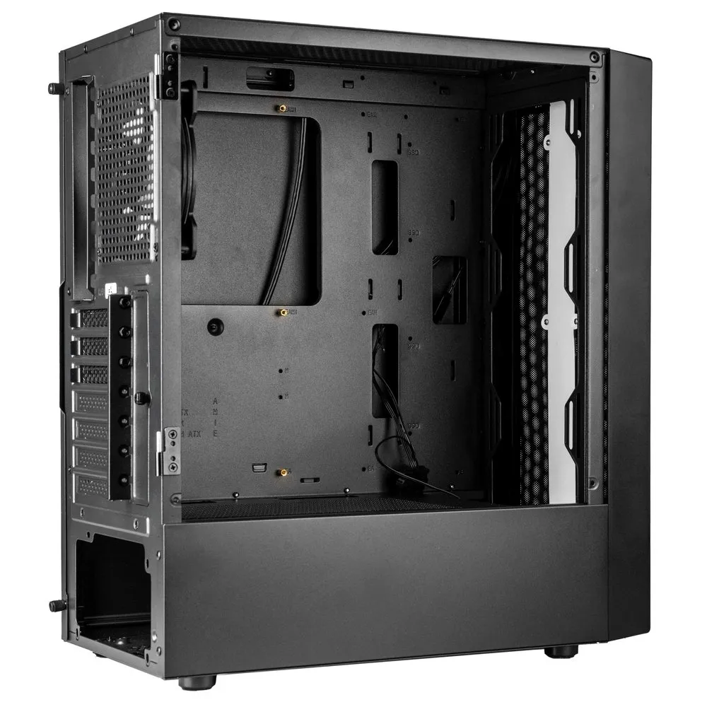 Kolink Inspire K12 ARGB - Mid Tower case, Black, Transparent