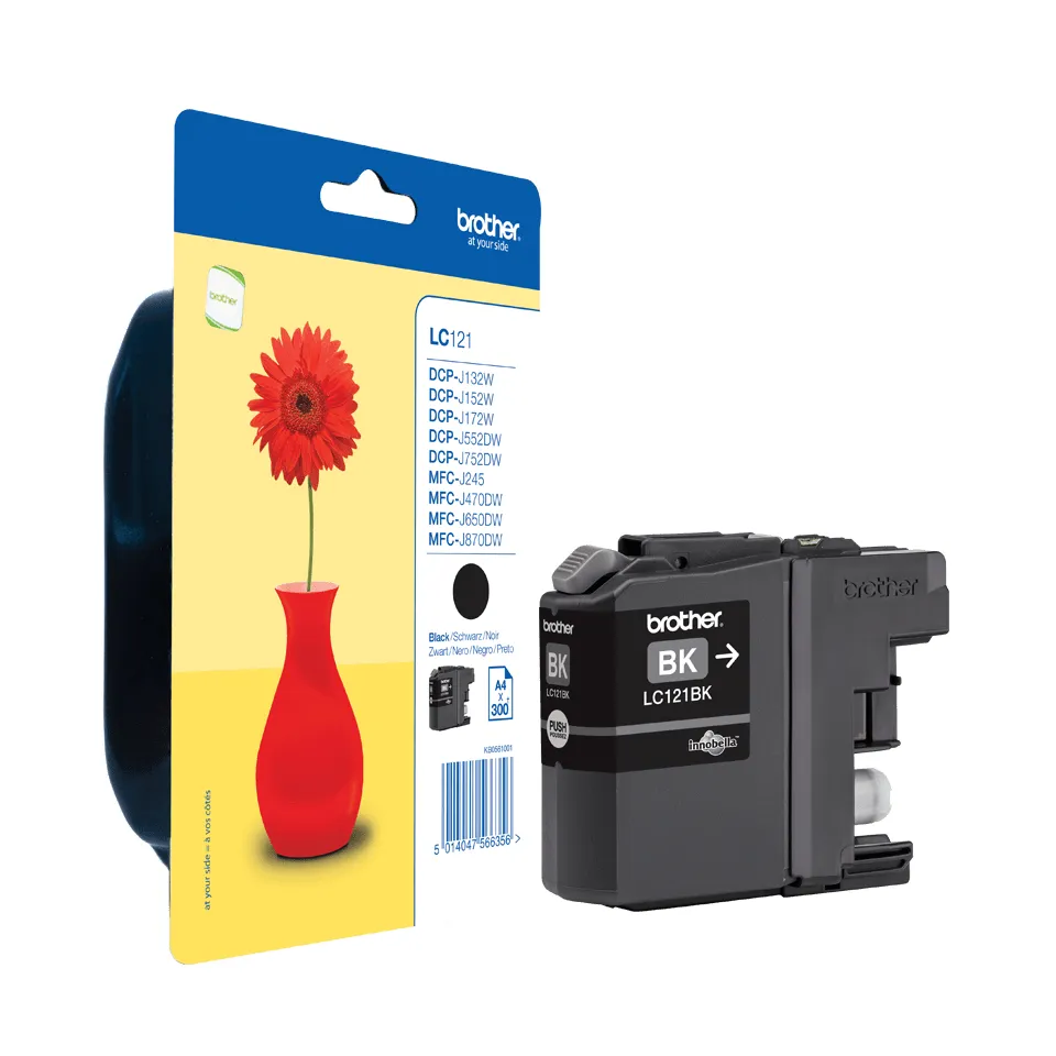 Brother LC121BK ink cartridge, Black