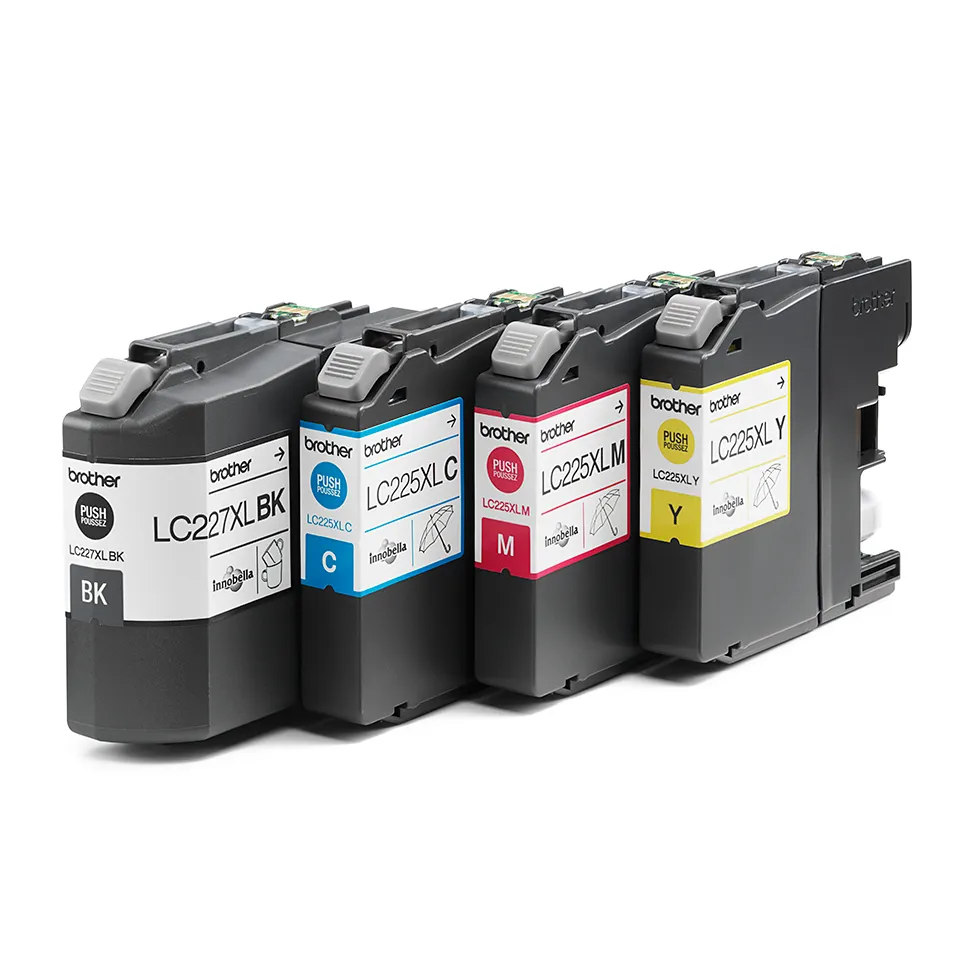 Brother  LC227XLVALBPDR -mustekasetti, Musta, Syaani, Magenta, Keltainen