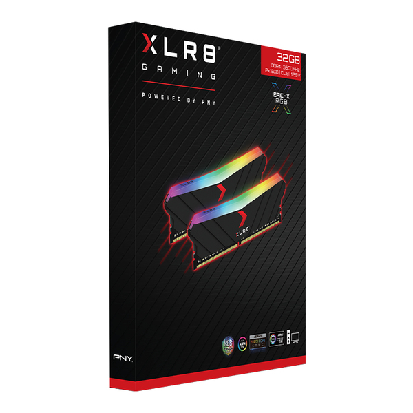 PNY XLR8 EPIC-X 32GB (2x16GB) 3600Mhz RGB
