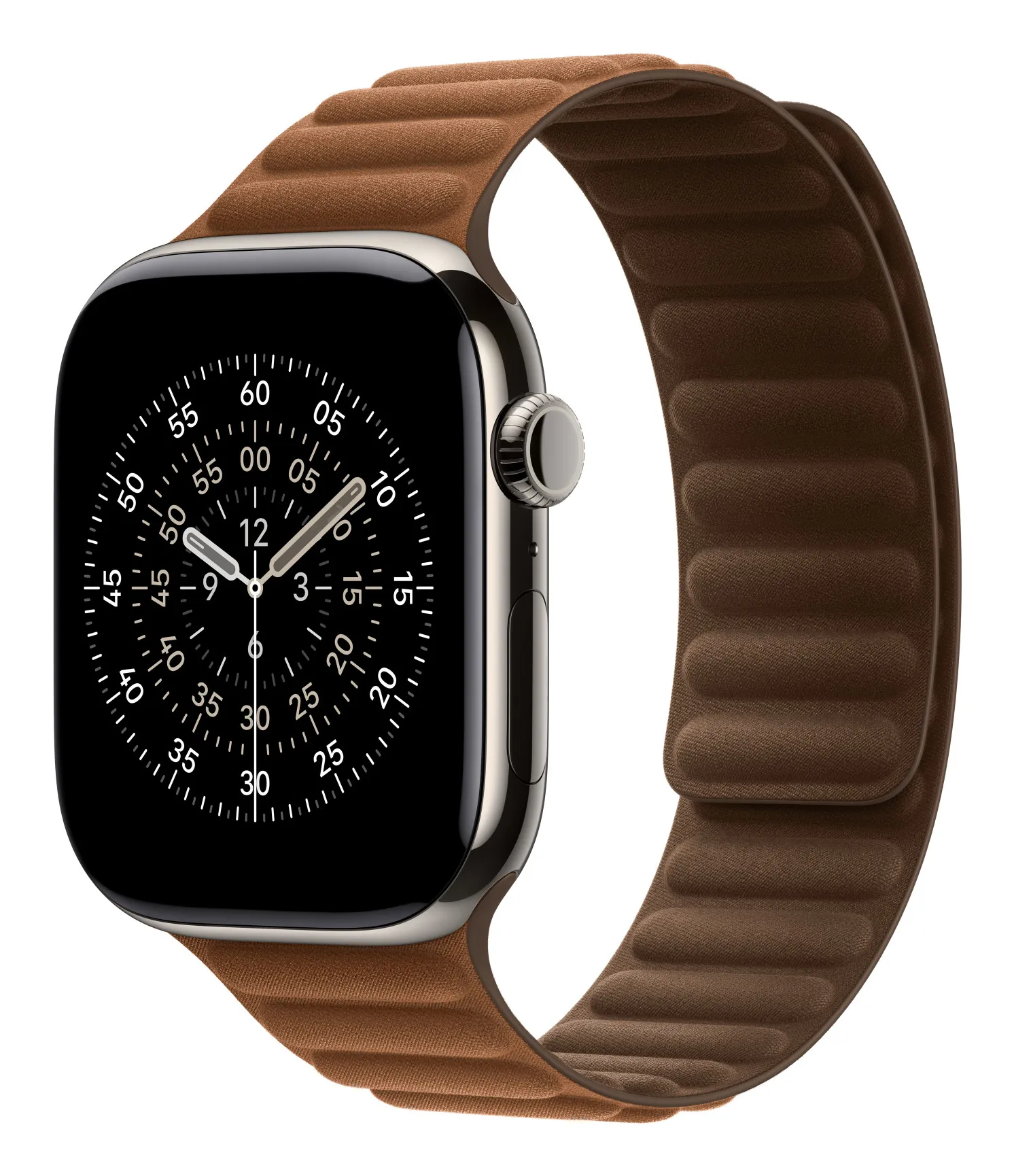 Apple Watch 46 mm magnetl&auml;nk, caramel, M/L