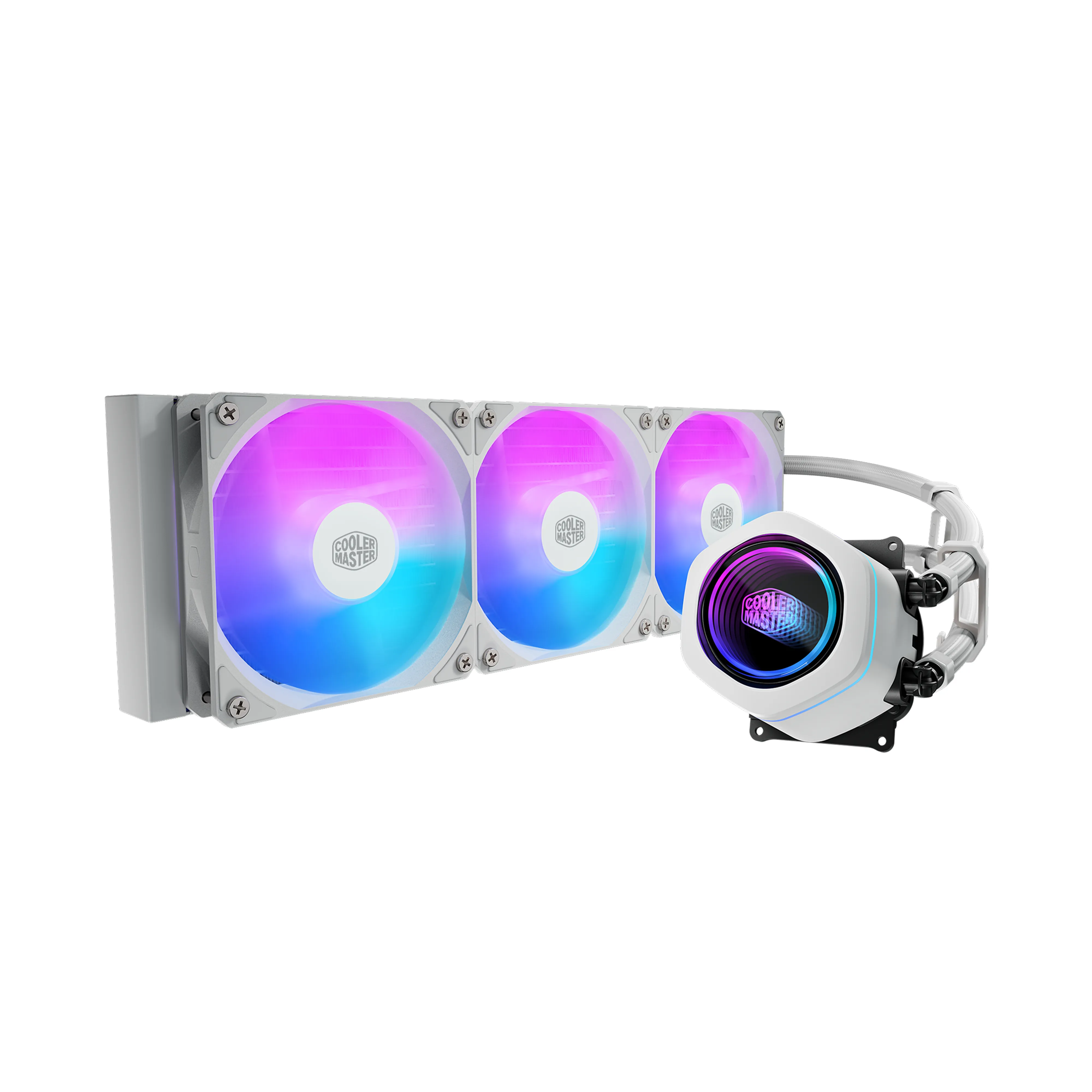 Cooler Master MasterLiquid Core Nex 360mm ARGB Liquid Cooler, White
