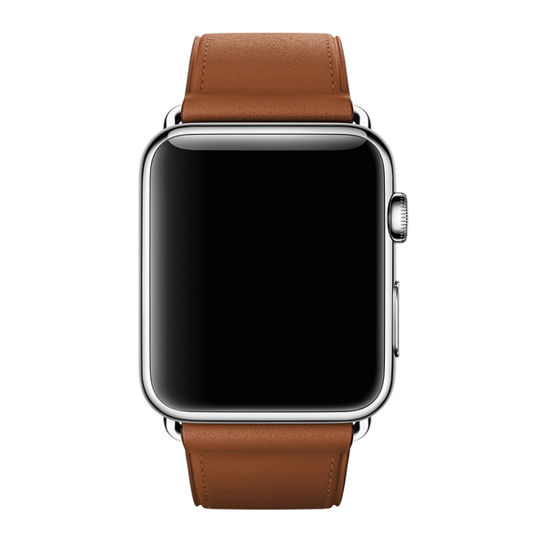 Apple 42mm Classic Buckle - Kellohihna - saddle brown malleihin Watch (42 mm)