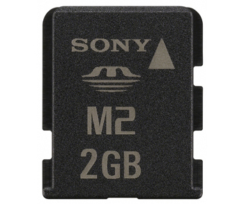 *SONY MEMORY STICK MICRO M2 2GB. Ei sis&auml;ll&auml; Memory Stick Dro duo adapteria. (MSA2GN2)