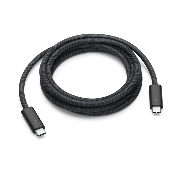 Apple Thunderbolt 3 Pro -kaapeli, 40 Gb/s, 2 m, Musta