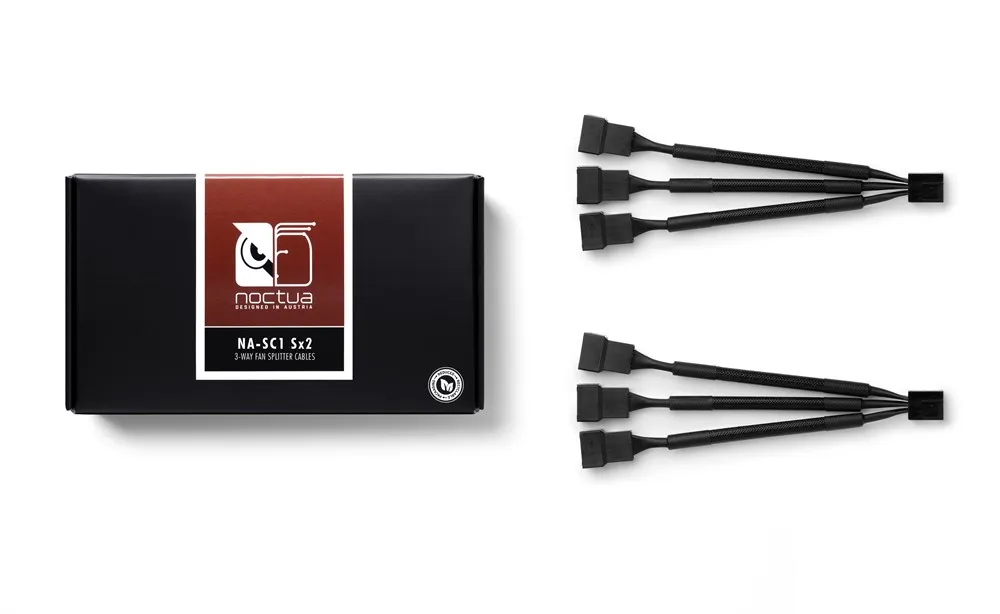 Noctua NA-SC1 Sx2 3-way PWM - splitterkablar