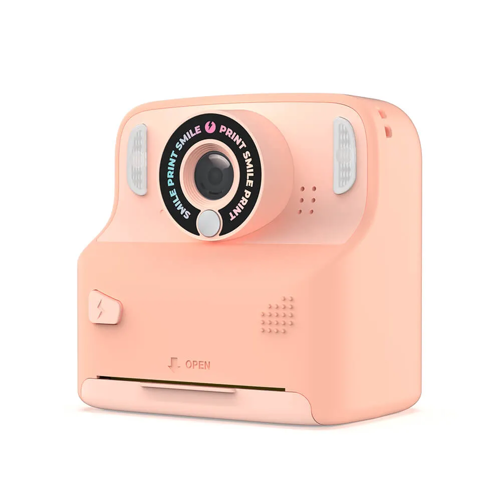 MOB Pixiprint - instant camera, pink, 5 film rolls, 5 games