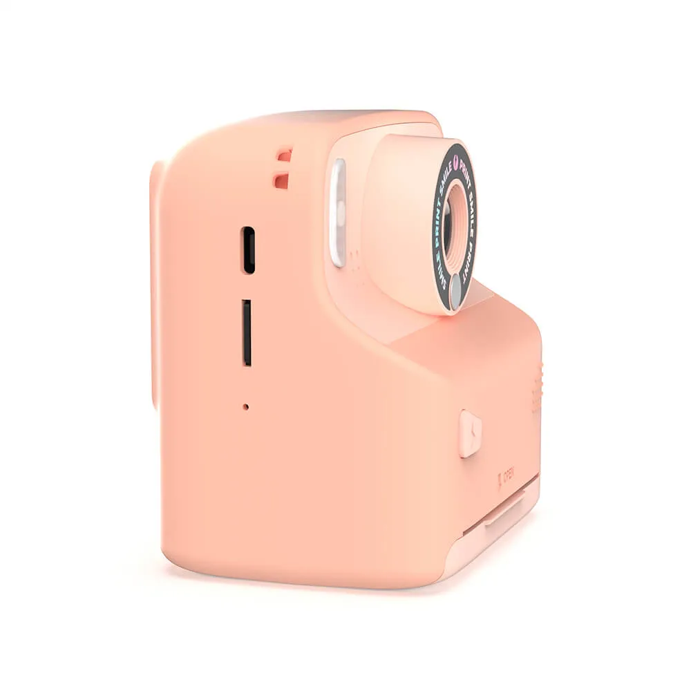 MOB Pixiprint - instant camera, pink, 5 film rolls, 5 games