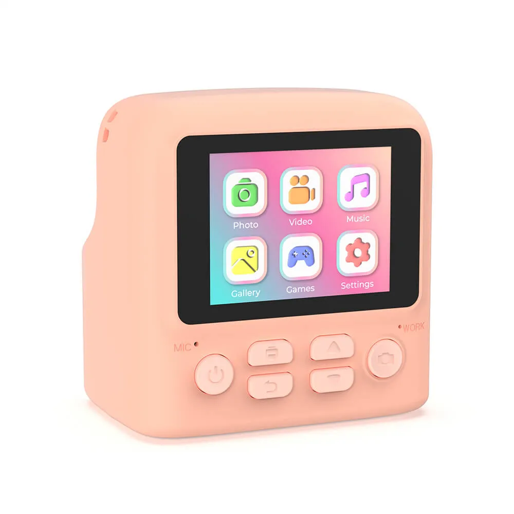 MOB Pixiprint - instant camera, pink, 5 film rolls, 5 games