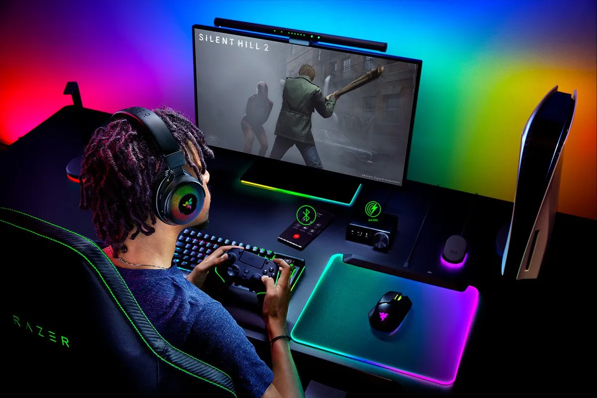 Razer Kraken V4 Pro - wireless gaming headset, black