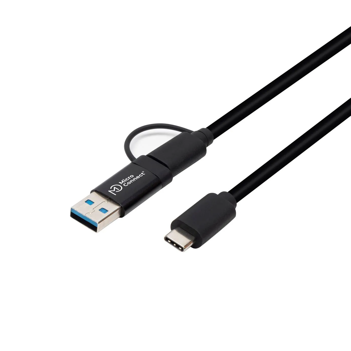 MicroConnect USB-C – USB-C 3.1 Gen 1 - cable, 1 m, Black