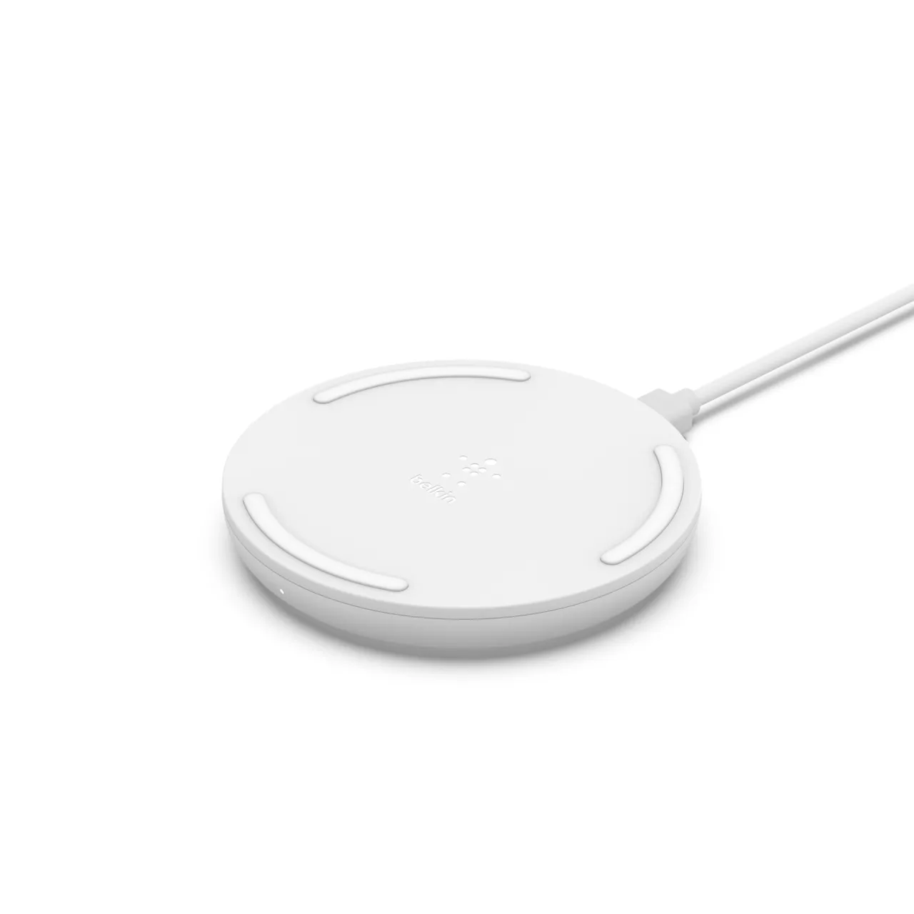 10W Wireless Charging Pad with Micro USB Cable / No PSU (White)