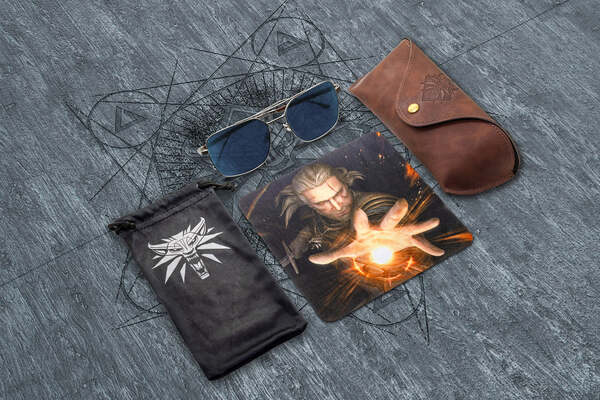 Gunnar Witcher White Wolf - gaming eyewear, Steel/Umber, Sun