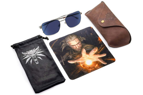 Gunnar Witcher White Wolf - spelglas&ouml;gon, Steel/Umber, Sun