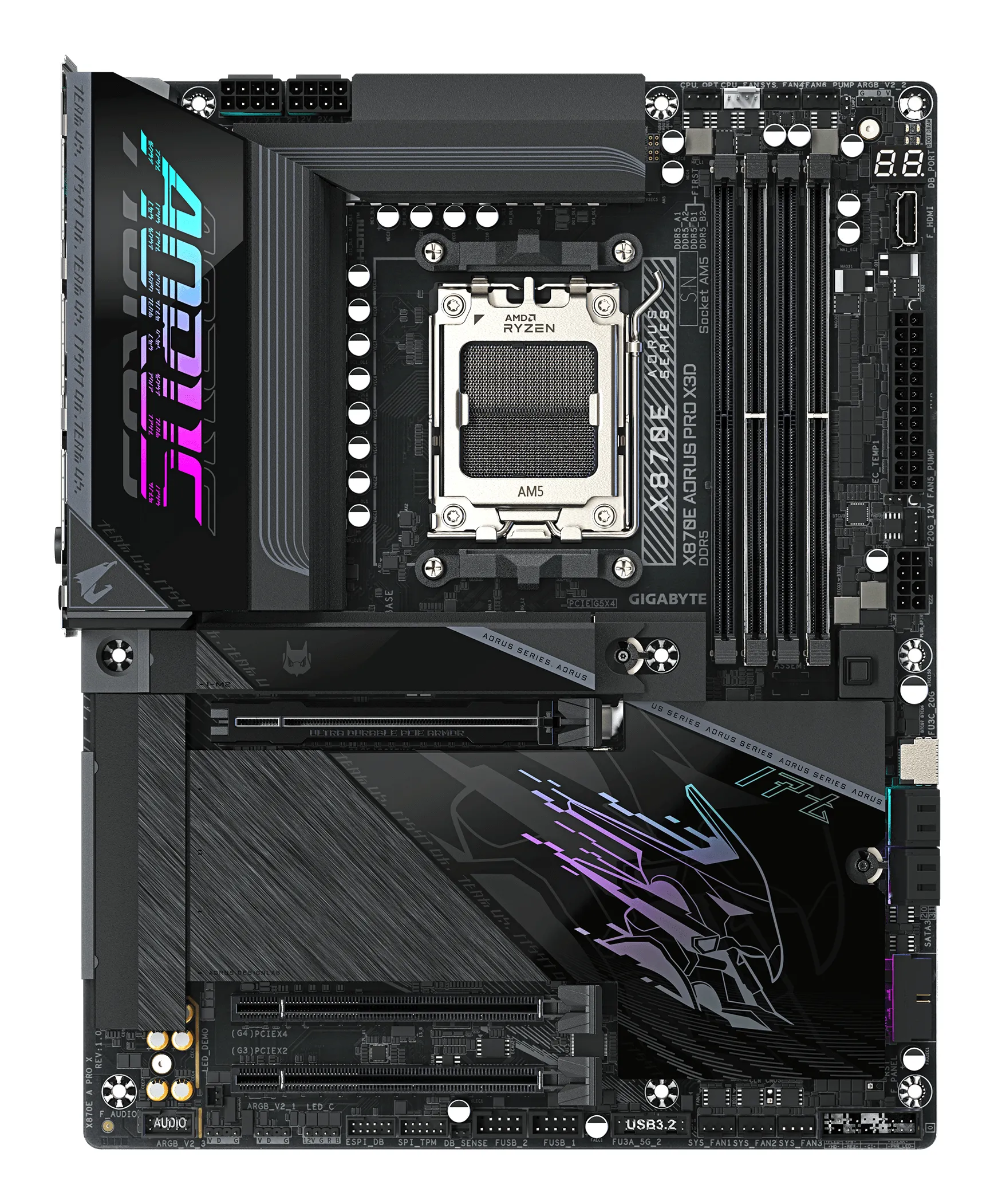 Gigabyte AORUS X870E PRO X3D WiFi 7 AM5 ATX Motherboard