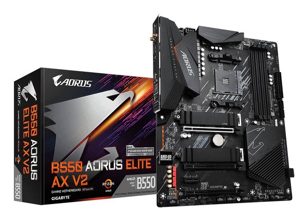 Gigabyte B550 AORUS ELITE AX ATX - moderkort