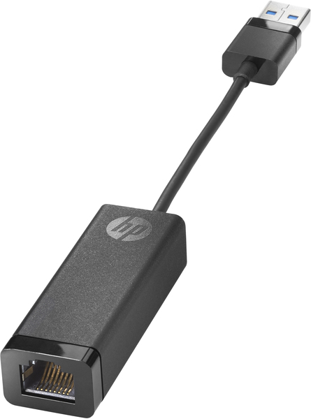 HP USB 3.0 to Gigabit Ethernet adapter, Black