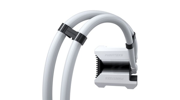 Phanteks Glacier One 360MP HALOS D-RGB AIO Liquid CPU Cooler, White