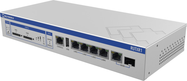 Teltonika RUTXR1 Router, Wi-Fi 5, Dual-band, 4G LTE Cat 6, rack-mountable