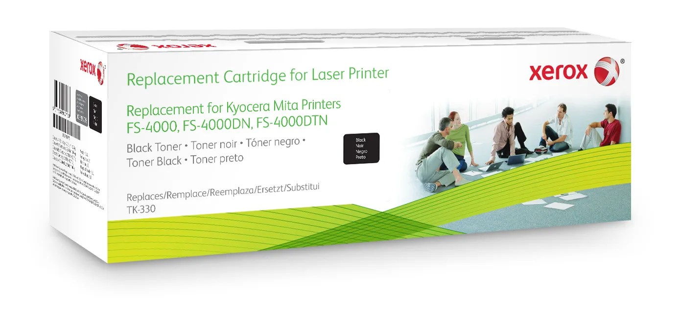 Xerox - Musta - v&auml;riainesarja (vastaavuus: Kyocera TK-330) malleihin Kyocera FS-4000DN, 4000DN/KL3