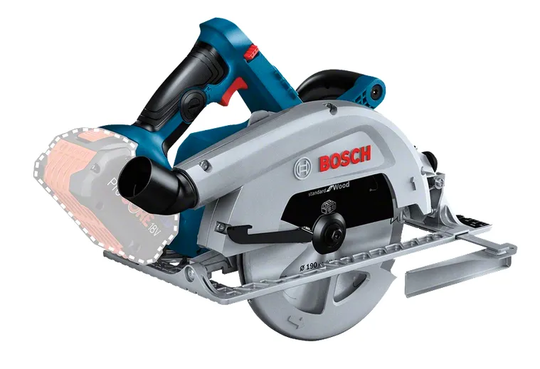Bosch Cordless Circular Saw BITURBO GKS 18V-68 C Professional solo (blue/black, without battery and charger, L-BOXX)