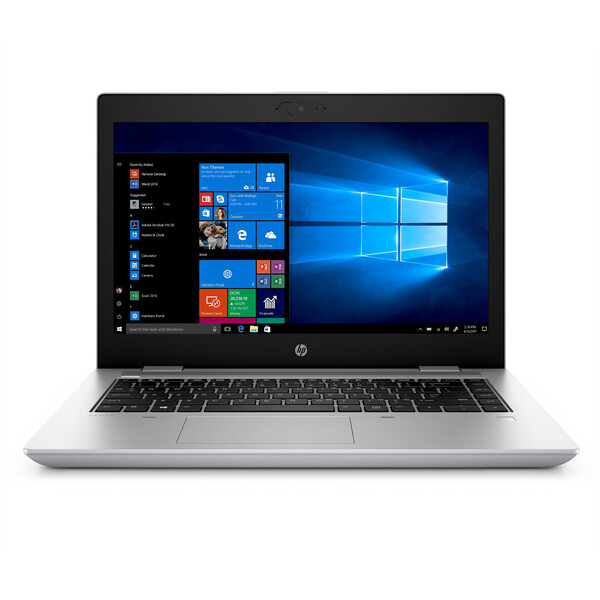 HP ProBook 640 G5. 14" FHD, Intel Core i5, 16 GB Ram, 256 GB SSD, Windows 11 Pro - b&auml;rbar dator, silver (Refurbished: B)