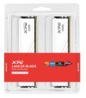 ADATA DDR5 - 32GB - 6000 - CL - 30 (2x 16 GB) dual kit, RAM (white, AX5U6000C3016G-DTLABRWH, XPG Lancer Blade RGB, INTEL XMP, AMD EXPO)
