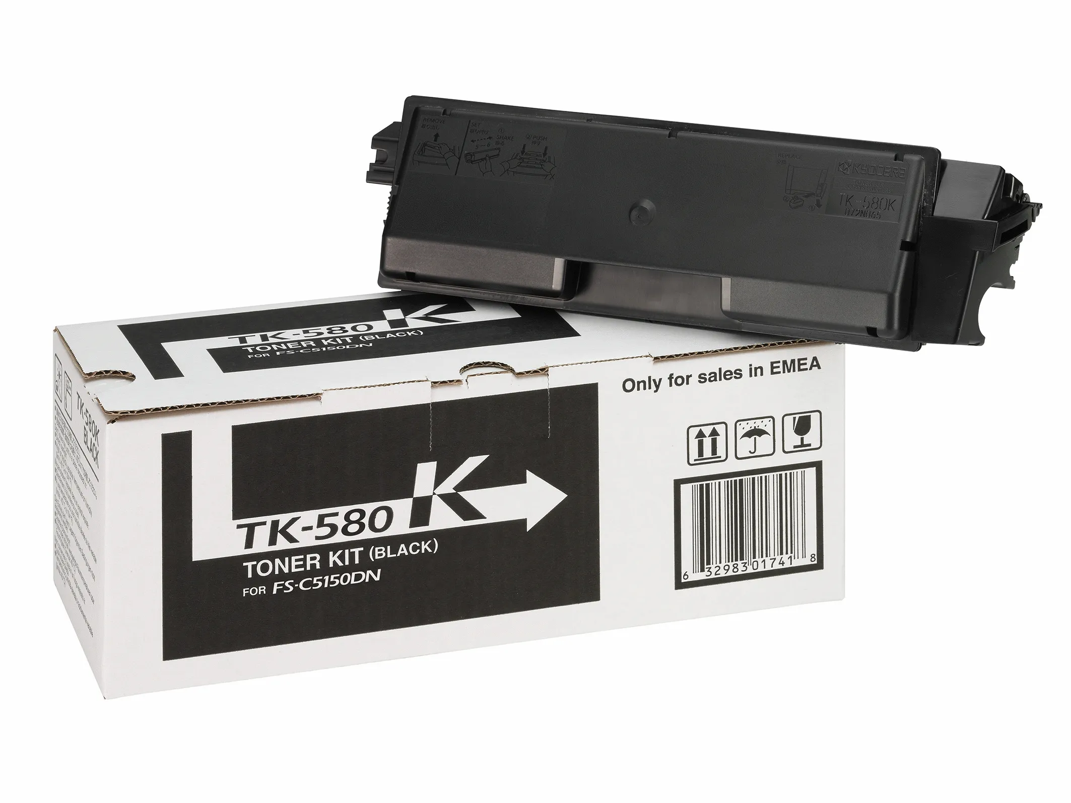 TK-580K FS-C5150DN black toner 3.5K