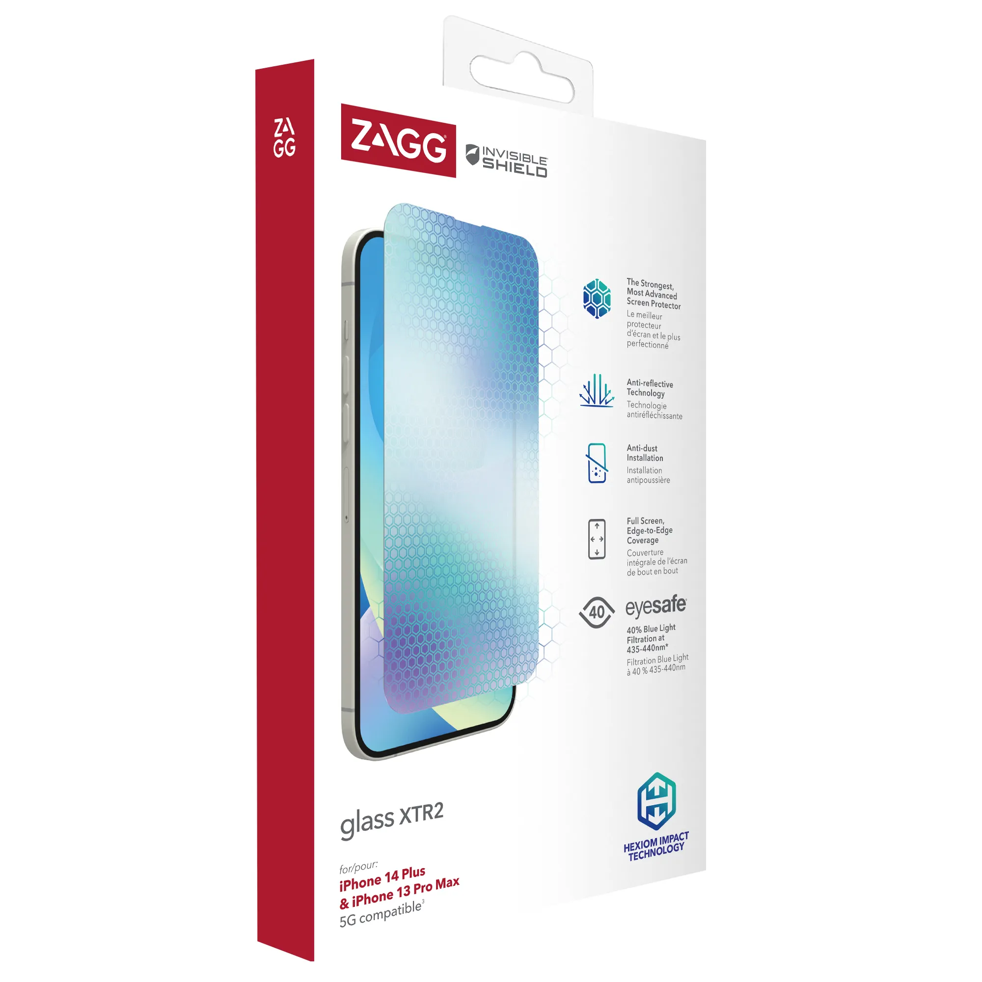 Zagg Glass XTR2, iPhone 14 Plus / 13 Pro Max -panssarilasi