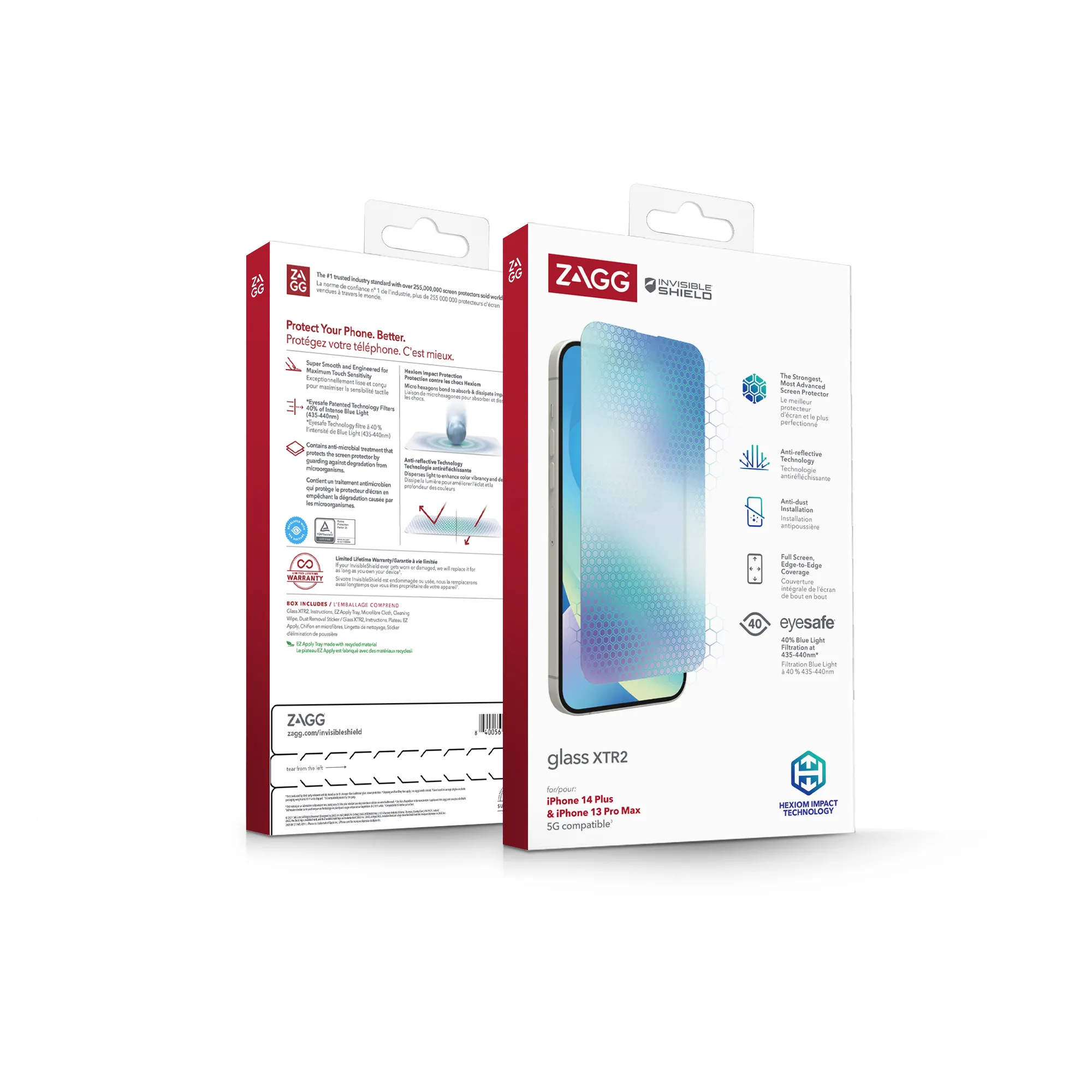 Zagg Glass XTR2, iPhone 14 Plus / 13 Pro Max -panssarilasi