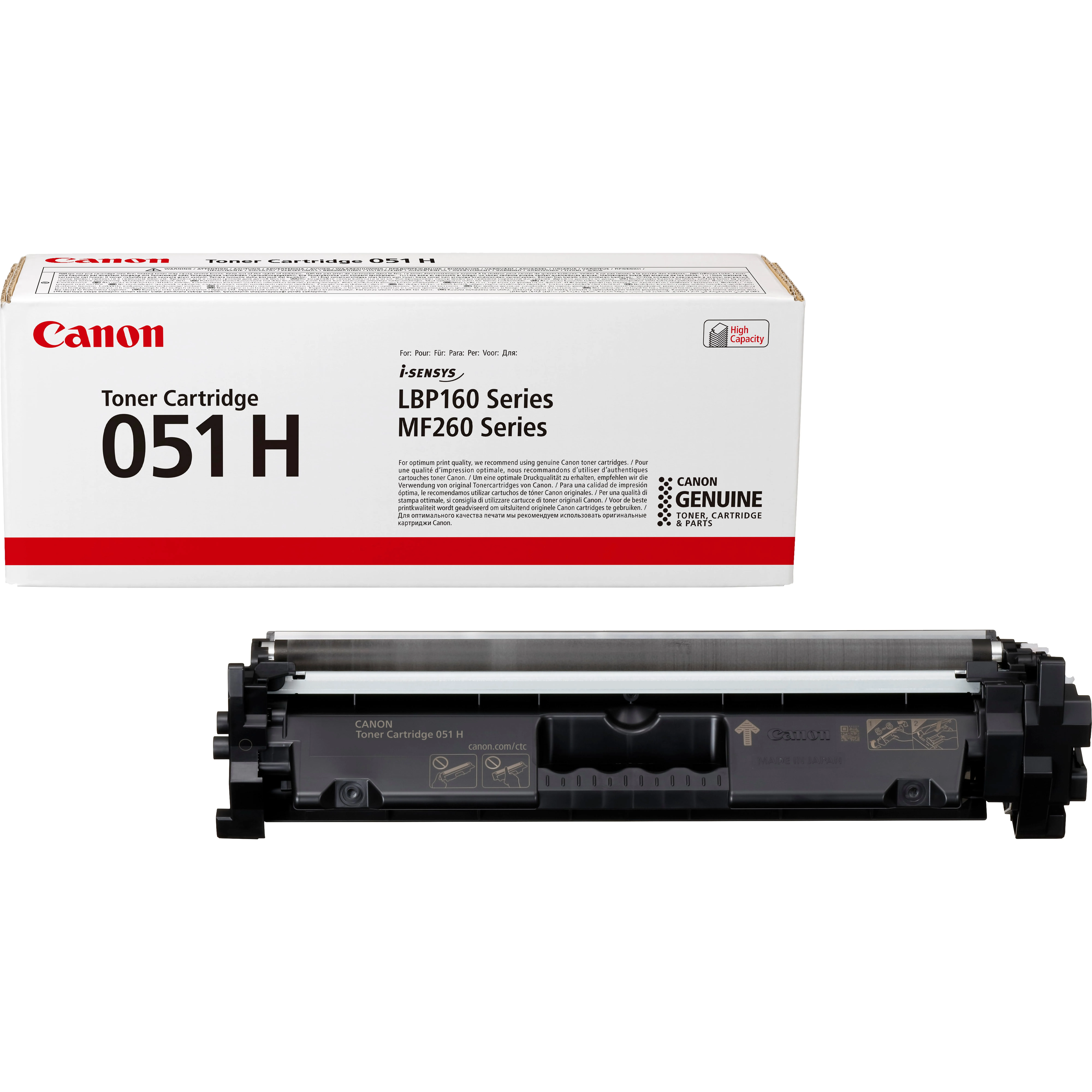 Canon 051H XL toner cartridge, Black