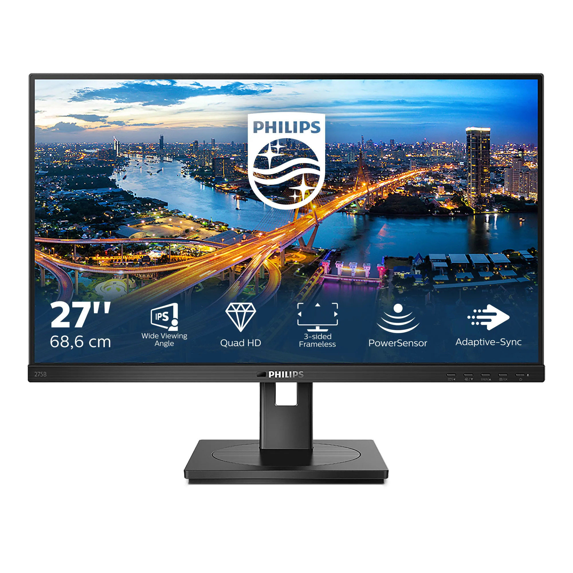 Philips 27" B-Line 275B1, QHD, IPS -näyttö