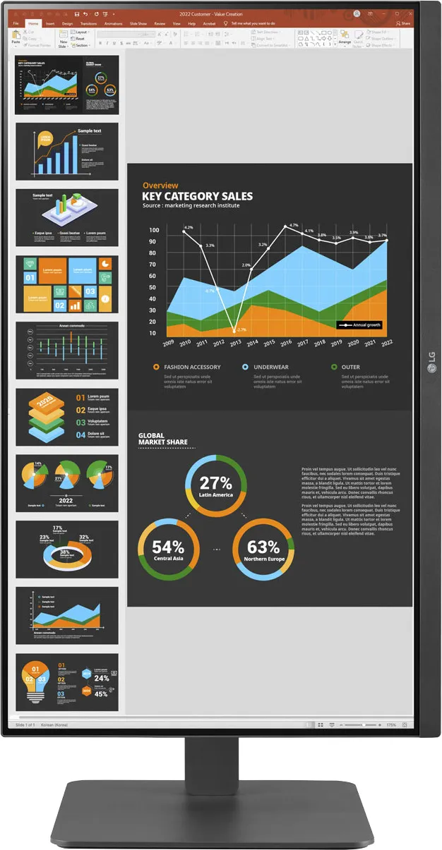 LG 27BR650B-C 27" Full HD, IPS Monitor with USB-C hub