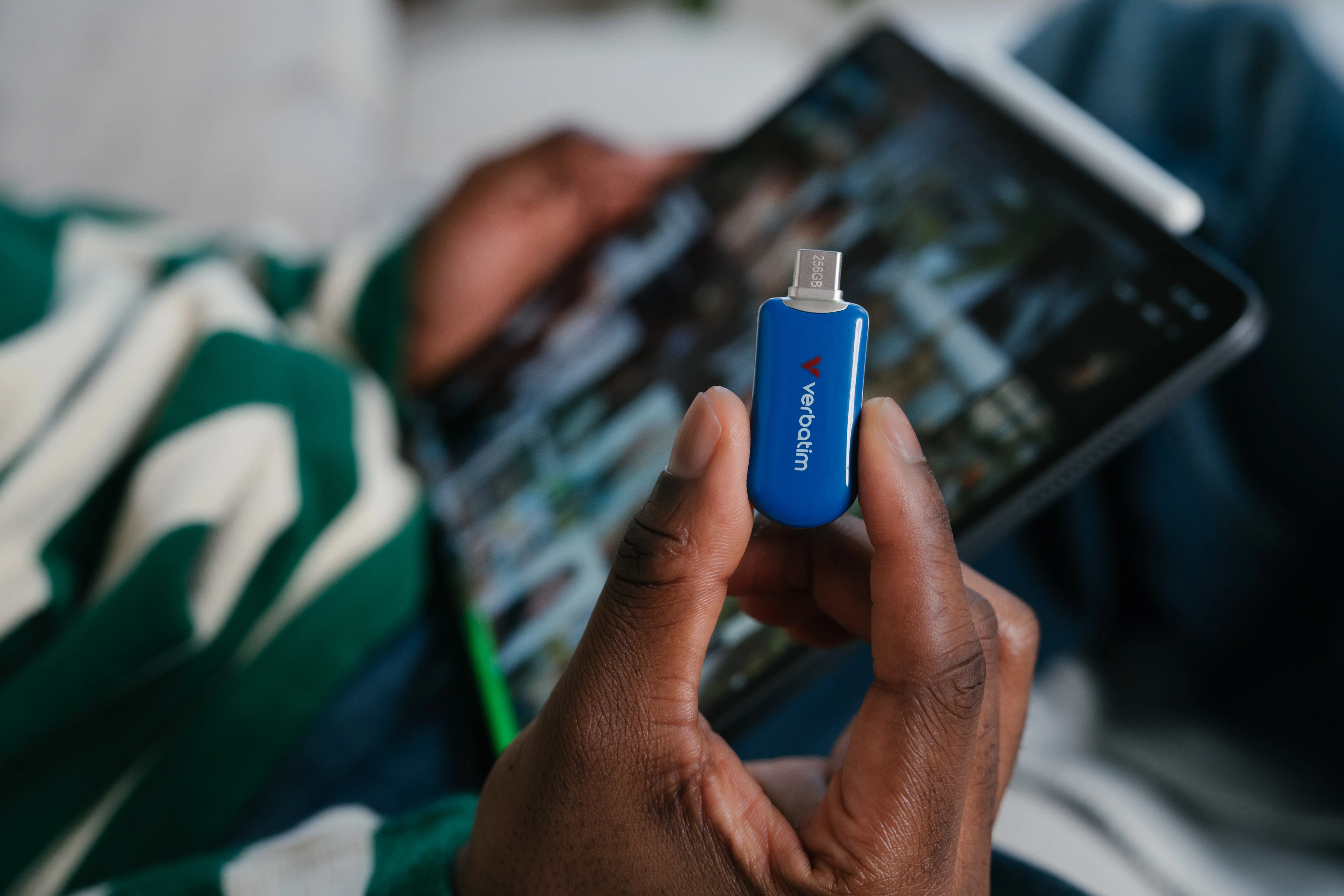 Verbatim Plectra USB-C Flash Drive Blue 64GB 64GB USB-C 3.2 Gen 1x1 - memory stick, Blue