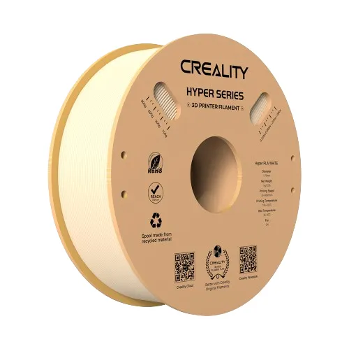 Creality Hyper PLA 1.75 mm, 1 kg 3D Printer Filament, Beige Skin