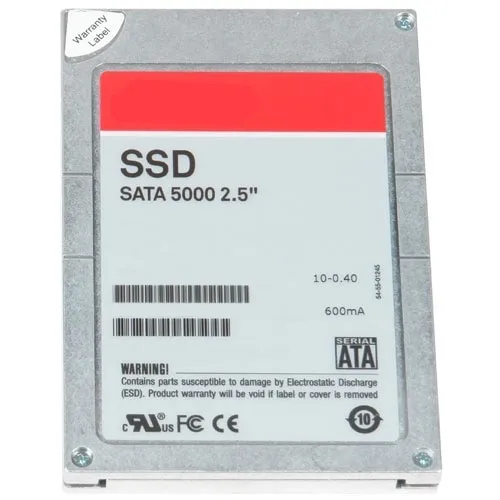 Dell 480GB Solid State Drive SATA Read Intensive PM883a 6Gbps 512e 2.5in Hot-Plug 1 DWPD CUS Kit
