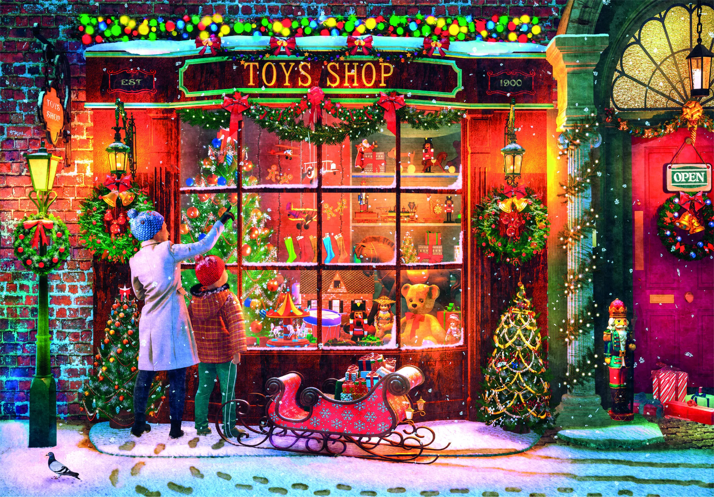 500 pcs Old Toy Shop Compact