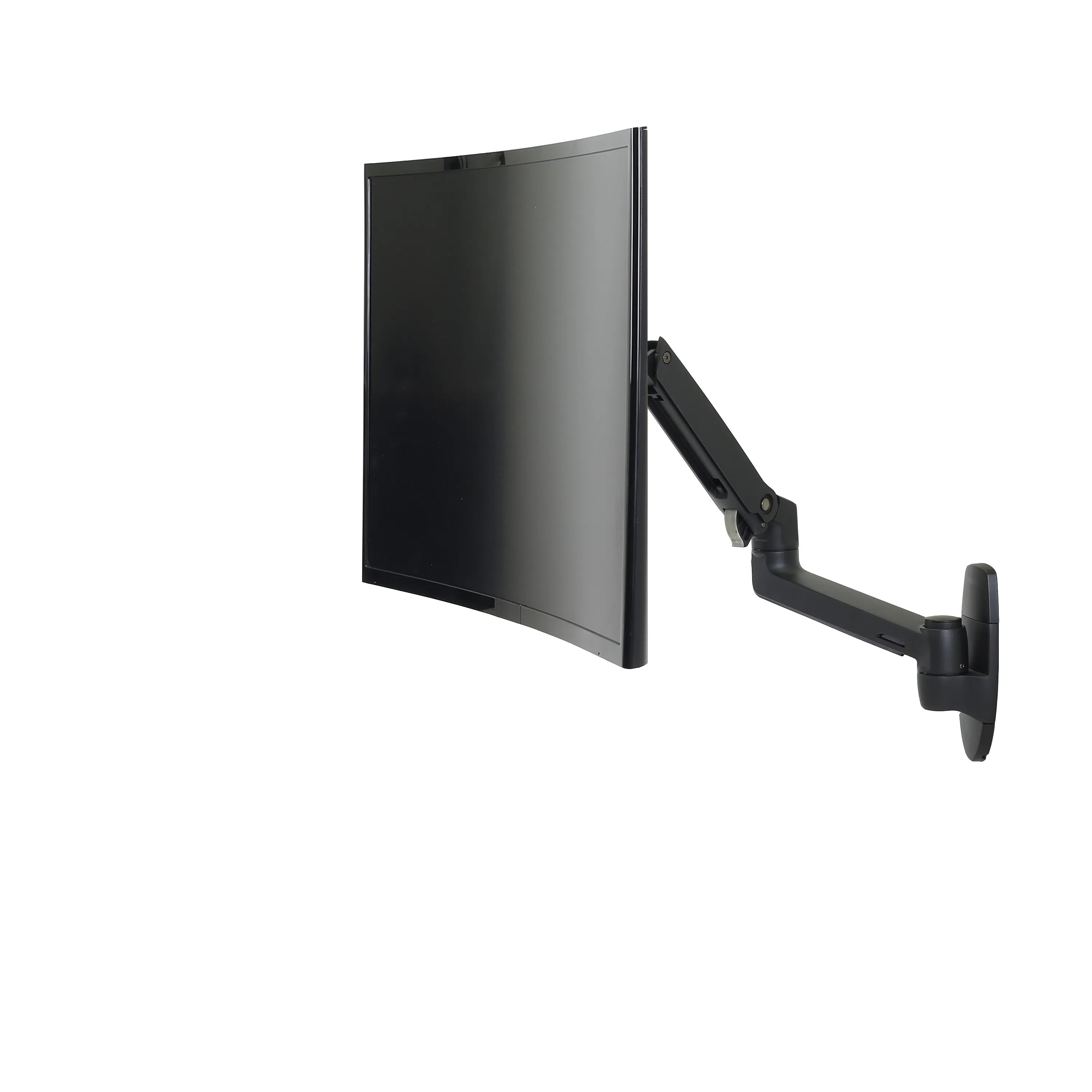Ergotron LX Wall - väggmonterad bildskärmarm, svart, 20-34", 11kg