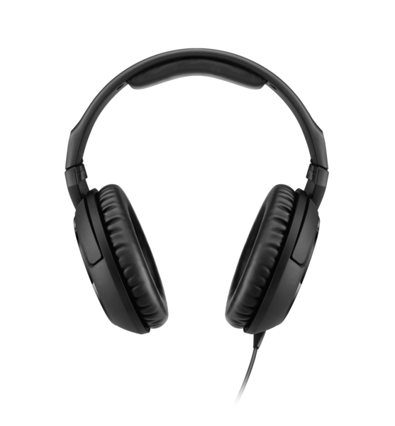 Sennheiser HD 200 PRO -kuulokkeet + 6,3 mm sovitin, musta
